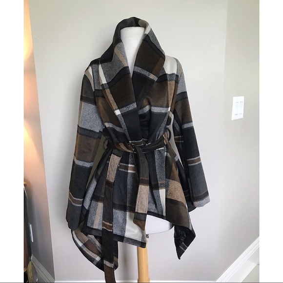 Chicwish Jackets & Blazers - NWT Prairie check rabato coat by chicwish